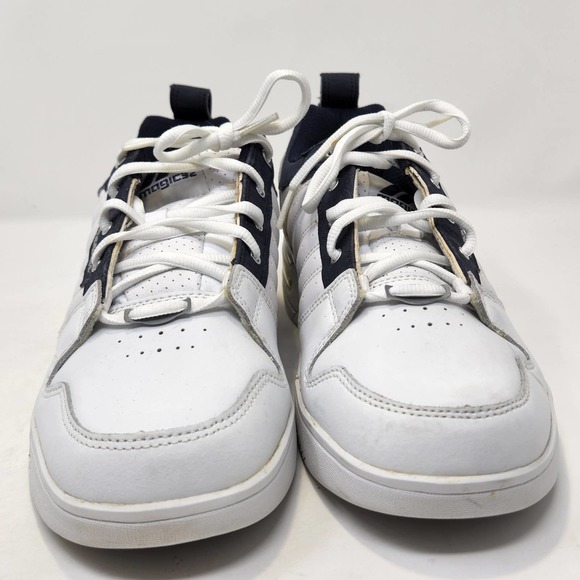 Magic32 Magic Johnson White Blue Leather Sneakers 9 Athletic Shoes Lace Up main image 5